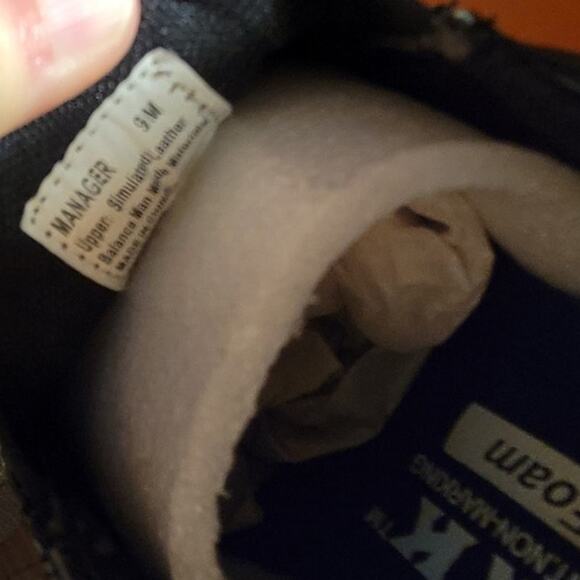 Deer Stags Manager Black Vega Slip & Oil Resistant NonMarking Shoes Men's Size 9 - Picture 5 of 8